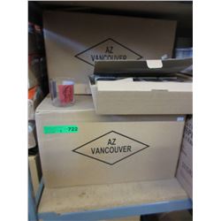 3 Cases of new glass votive candle holders