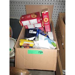 Case of assorted food products