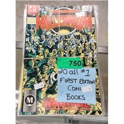 20 All #1 First Edition comic books