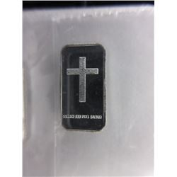 4 x .999 Silver "Cross" Art Bars