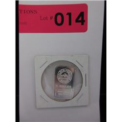 .999 Fine Silver Monarch Mint bar - 5 gram