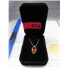Image 2 : 13 CT Oval Cut Citrine pendant set