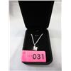 Image 2 : Sterling Silver initial "M" necklace