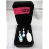 Image 2 : 3 Sterling Silver gemstone pendants