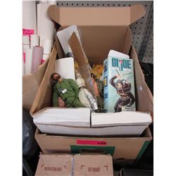 Box of G.I. Joe & other toys