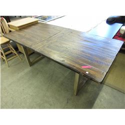 New wood table