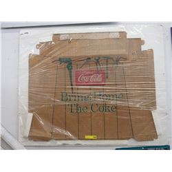 1952 3D Coca Cola cardboard display base