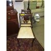 Image 1 : 4 Vintage "Lyre Back" chairs