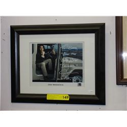 Autographed Josh Bernstein photo