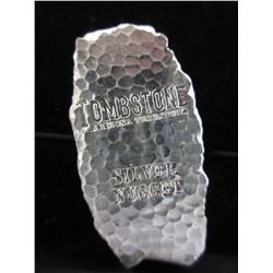 Scottsdale Mint Silver Bar. Double sided design