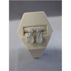 New Diamond & Moonstone Earrings