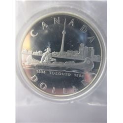 1984 Uncirculated Canada Proof Dollar Coin