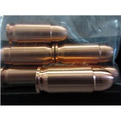 6 Fine Copper Bullion bullets - 9 mm size