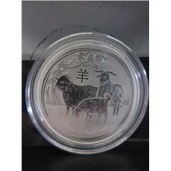2015 "Year of the Goat" Perth Mint 50 Cent coin