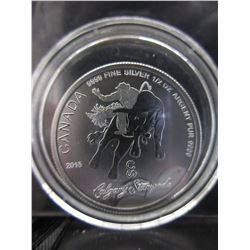 2015 "Calgary Stampede" $2.00 Silver coin