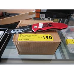 12 New folding knives