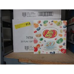 Case of Jelly Belly gift boxes