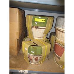 3 Sets of glazed pottery plant  pots