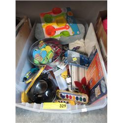 Tote of assorted new items