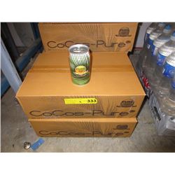 4 Cases of Coconut Water with Mango