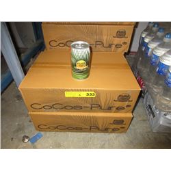 4 Cases of Coconut Water with Mango