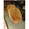 Image 1 : 2 Used wicker patio chairs - no cushions
