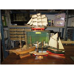 5 Wood ship model
