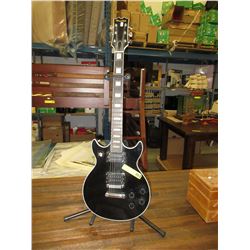 Used Mansfield electric guitar with stand