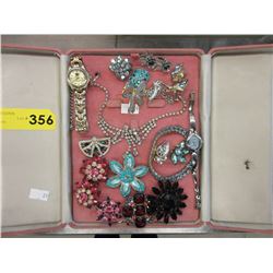 Used costume & rhinestone jewelry