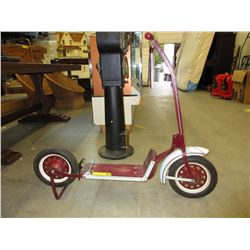Vintage metal children's scooter