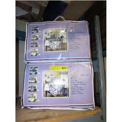 2 New crib bedding sets - blue