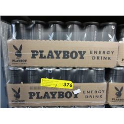 2 Cases of Playboy Energy drink -  sugar free