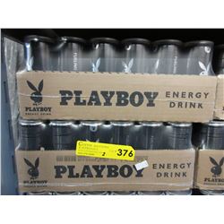 2 Cases of Playboy Energy drink -  sugar free