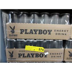 2 Cases of Playboy Energy drink -  sugar free