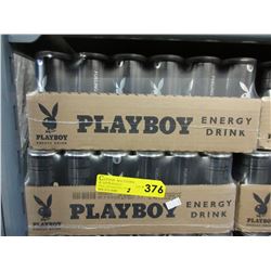 2 Cases of Playboy Energy drink -  sugar free