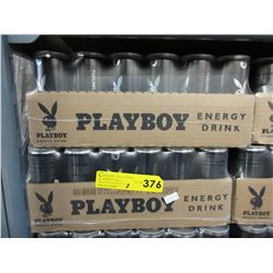 2 Cases of Playboy Energy drink -  sugar free