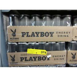 2 Cases of Playboy Energy drink -  sugar free
