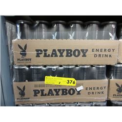 2 Cases of Playboy Energy drink -  sugar free