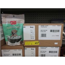 2 Cases of Dog Dental Chews - Texas Toothpick