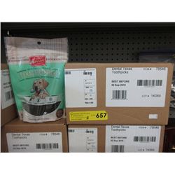 2 Cases of Dog Dental Chews - Texas Toothpick