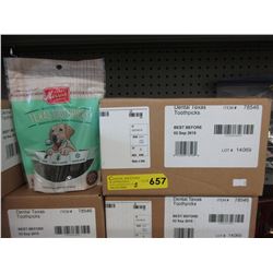 2 Cases of Dog Dental Chews - Texas Toothpick