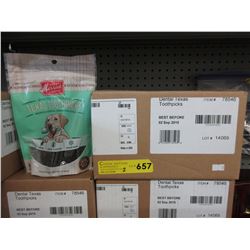 2 Cases of Dog Dental Chews - Texas Toothpick