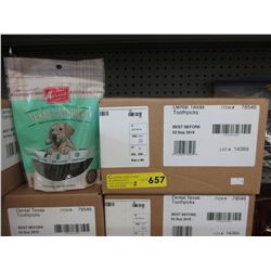2 Cases of Dog Dental Chews - Texas Toothpick