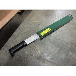 New machete in sheath