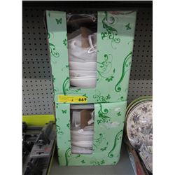 2 New white dishware sets