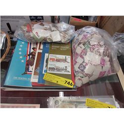 Large lot of stamps, stamp books & more