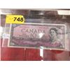 Image 1 : 1954 Canadian "Devil's Face" $10 note