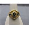 Image 1 : Mystic Topaz Ring set with 2 Diamonds