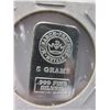 Image 1 : .999 Fine Silver Monarch Mint bar - 5 Grams