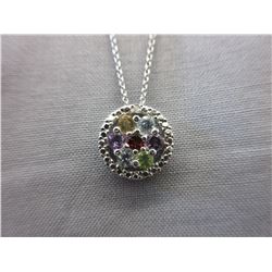 New Multi-gemstone & Diamond necklace